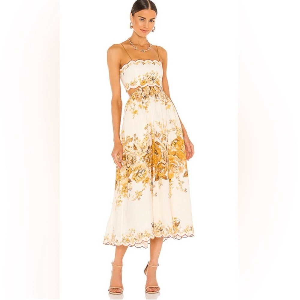 ISO this Zimmermann scalloped linen dress in a Zimmermann Size 3 or 4